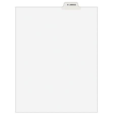 Avery® Individual Legal Dividers Avery® Style, Bottom Tab, 8 1/2" x 11",  EXHIBIT B, Pack Of 25