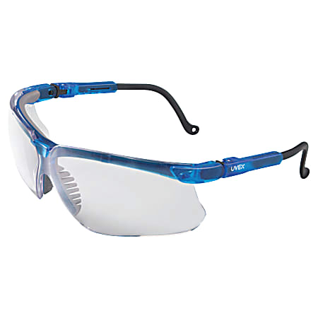 Genesis® Eyewear, Clear Lens, Polycarbonate, Ultra-dura®, Blue Vapor Frame