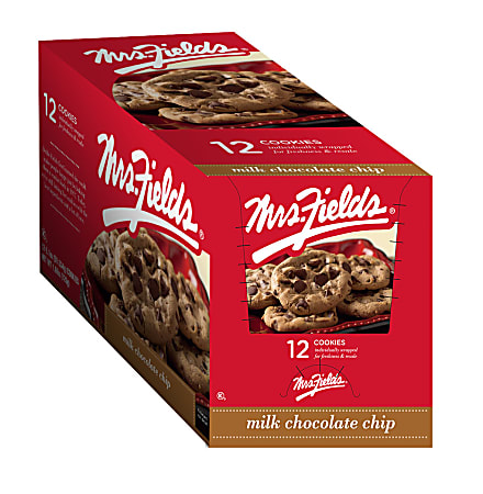 Mrs. Fields® Gourmet Chocolate Chip Cookies, 2.1 Oz, Box Of 12