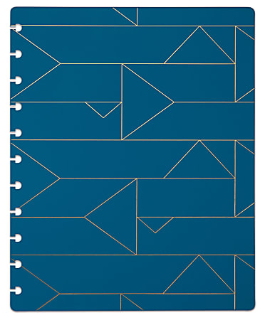 TUL® Discbound Notebook Covers, Letter Size, Blue Geo,