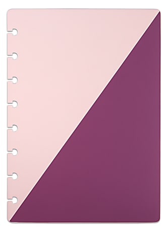 TUL® Discbound Notebook Covers, Junior Size, Pink/Purple, Pack