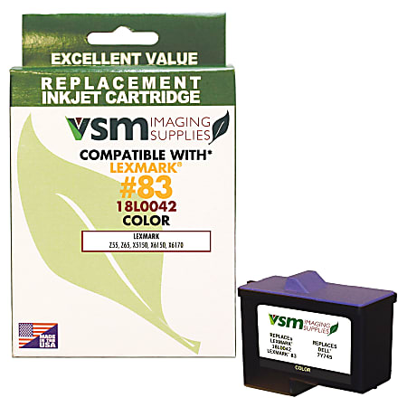 VSM VSM18L0042 (Lexmark 83 / 18L0042) Remanufactured Color Ink Cartridge