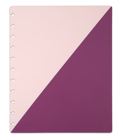 TUL® Discbound Notebook Covers, Letter Size, Pink/Purple, Pack of 2 Covers