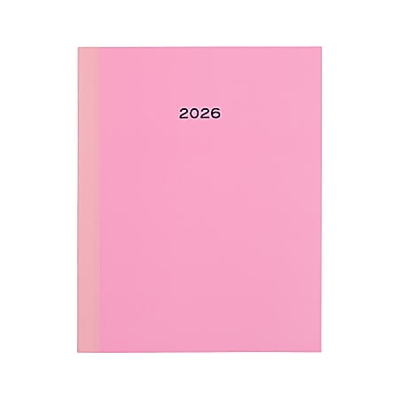 2026 Organized by Happy Planner Monthly/Weekly Classic Book Bound Soft Planner, 7-3/4" x 9-3/4", Blush, January To December, PB0006C008
