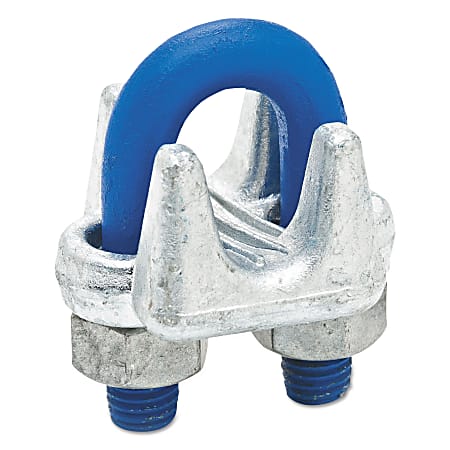 1000-G Series Wire Rope Clips, 5/8 in, Galvanized Zinc