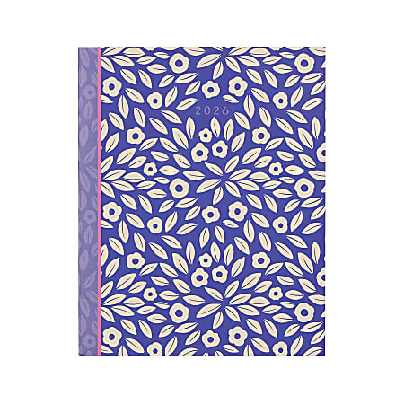 2026 Organized by Happy Planner Monthly/Weekly Classic Book Bound Soft Planner, 7-3/4" x 9-3/4", Flower Burst, January To December, PB0006C005
