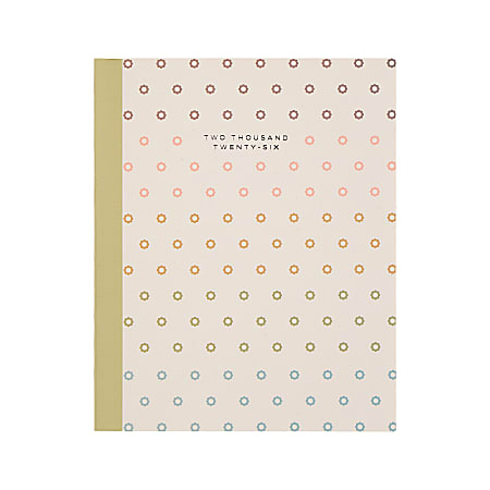 2026 Organized by Happy Planner Monthly/Weekly Classic Book Bound Soft Planner, 7-3/4" x 9-3/4", Soft & Serene, January To December, PB0006C015