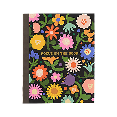 2026 Organized by Happy Planner Monthly/Weekly Classic Book Bound Soft Planner, 7-3/4" x 9-3/4", Bold Blocky Flowers, January To December, PB0006C013