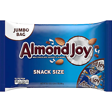 Almond Joy Snack Size Candy Bars, 20.1 Oz,