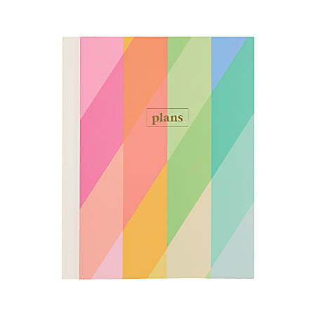 2026 Organized by Happy Planner Monthly/Weekly Classic Book Bound Soft Planner, 7-3/4" x 9-3/4", Happy Brights, January To December, PB0006C014