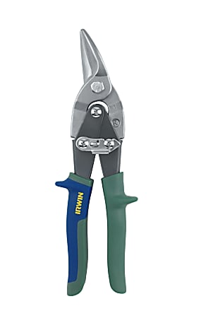 IRWIN Right Cut Compound Leverage Aviation Snips, 10" Tool Length