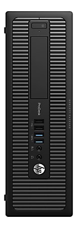 HP ProDesk 600 G1 Refurbished Desktop PC, 4th Gen Intel® Core™ i5, 8GB Memory, 120GB Solid State Drive, Windows® 10 Professional, 600G1SFFI58120W10P