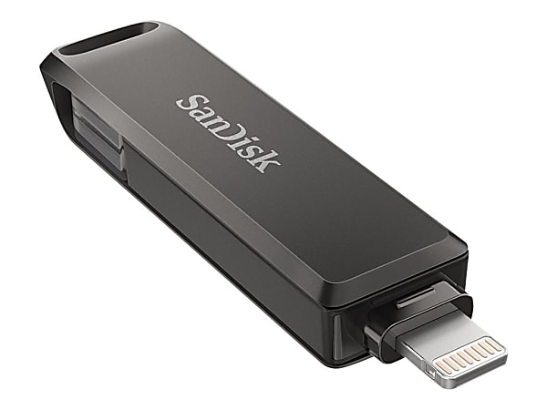 SanDisk iXpand Flash Drive Luxe For iPhone and USB Type C Devices
