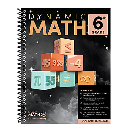 Dynamic Math by Classroom Ready Workbook, 6th Grade
