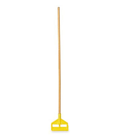 Rubbermaid® Commercial Invader® Wood Side-Gate Wet Mop Handle, 54", Natural/Yellow