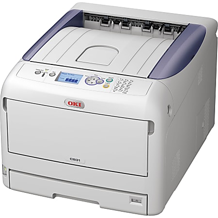 Oki C800 C831DN LED Printer - Color - 1200 x 600 dpi Print - Plain Paper Print - Desktop