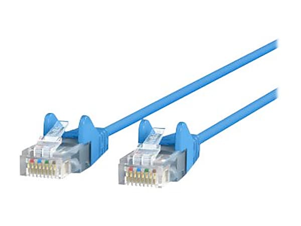 Belkin Cat.6 UTP Patch Network Cable - 5 ft Category 6 Network Cable for Network Device - First End: 1 x RJ-45 Network - Male - Second End: 1 x RJ-45 Network - Male - Patch Cable - 28 AWG - Blue
