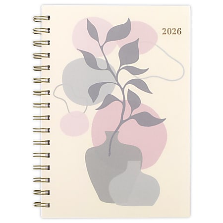 Cambridge® Serene 2026 Weekly Monthly Planner, Small, 5 1/2" x 8 1/2"
