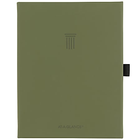 AT-A-GLANCE® FOUNDATION GOAL SETTING Undated Weekly Monthly Planner, Green, Small, 5 1/2" x 8 1/2"