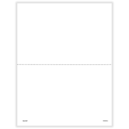 ComplyRight™ 1095-B and/or 1095-C Blank Tax Forms With Printed Backer Instructions, 8-1/2" x 11", Pack of 500 Forms