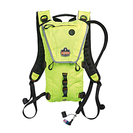 Ergodyne Chill-Its® 5156 Premium Low-Profile Hydration Pack, 101 Oz, Hi-Vis Lime