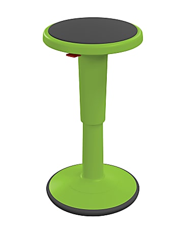 Hierarchy Height-Adjustable Grow Stool, 18"H, Green