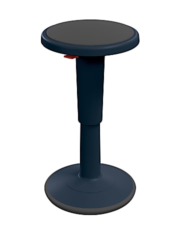 Hierarchy Height-Adjustable Grow Stool, 18"H, Navy