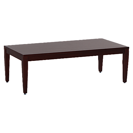 Lorell® Solid Wood Coffee Table, Mahogany