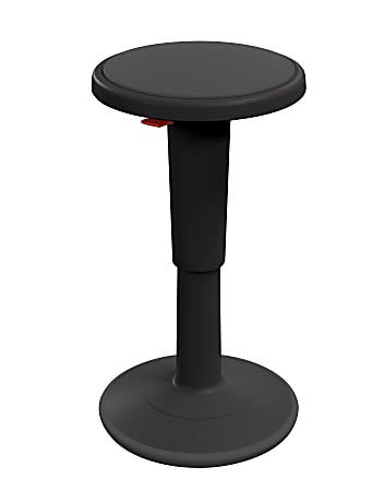 Hierarchy Height-Adjustable Grow Stool, 24"H, Black