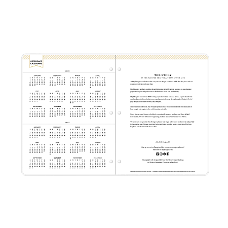 2023 2024 Day Designer Celebration Floral Monthly Academic Planning