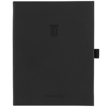 AT-A-GLANCE® FOUNDATION GOAL SETTING Undated Weekly Monthly Planner, Black, Small, 5 1/2" x 8 1/2"