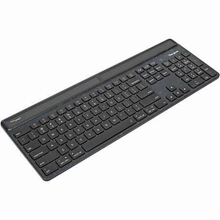 Targus Sustainable Energy Harvesting EcoSmart Keyboard, Black, AKB868US