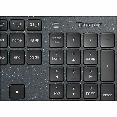 パソコンデスク ecosai Targus Sustainable Energy Harvesting EcoSmart Keyboard Black