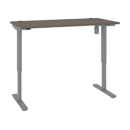 Bestar Upstand Electric 72”W Standing Desk, Bark Gray