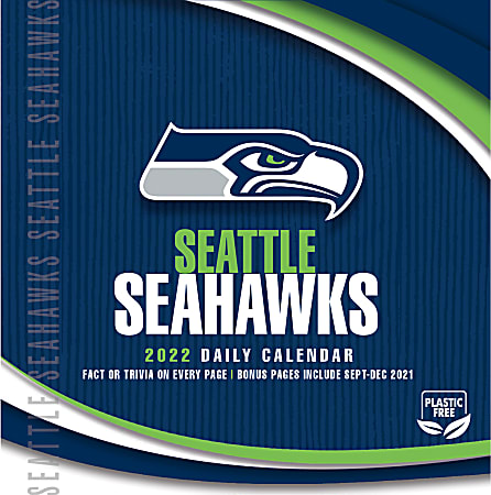 Lang Turner Licensing Boxed Daily Desk Calendar 5 14 x 5 14 Seattle 