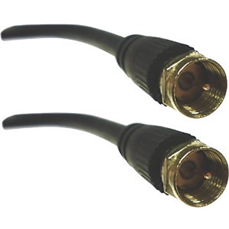 Professional Cable RG6 F Connector to F Connector 6 Feet 6 ft Coaxial Video  Cable for Video Device First End 1 x F Connector Video Male Second End 1 x F  Type