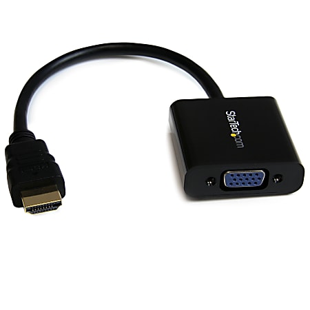 StarTech.com HDMI To VGA Adapter, Black
