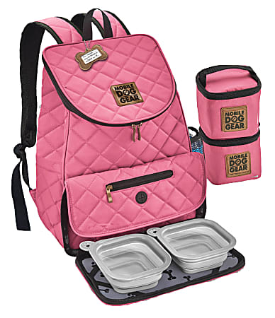 Overland Dog Gear Weekender Backpack, Pink