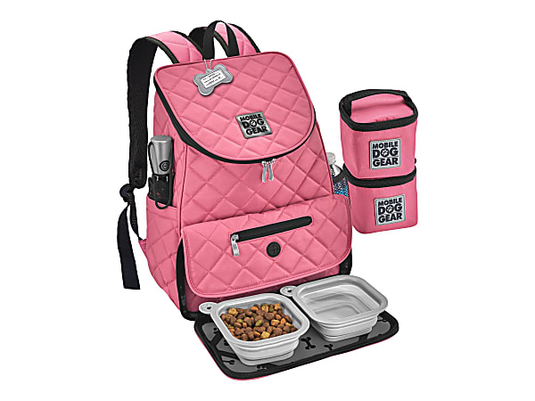 Mobile Dog Gear Weekender Backpack Pink Office Depot