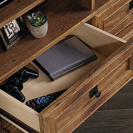 Sauder palladia hotsell corner entertainment credenza