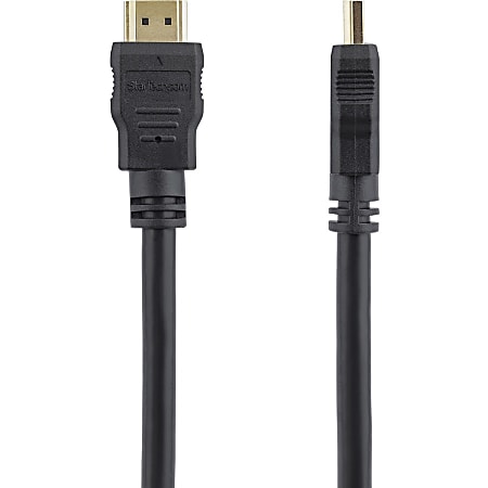 StarTech.com Mini HDMI to HDMI Adapter, 4K Ultra HD High Speed HDMI Adapter  - HDACFM5IN - Audio & Video Cables 