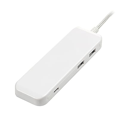 Philips 3-Port USB Extension Bar, 6', White