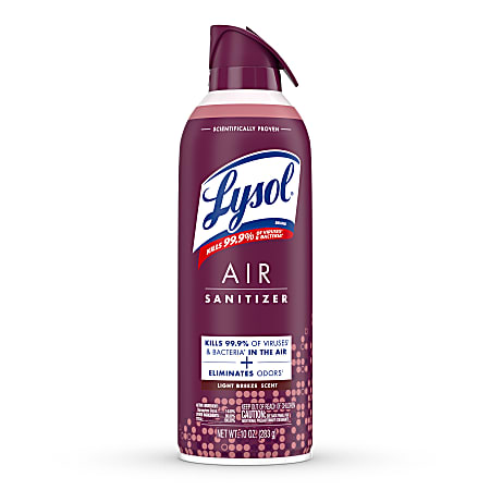 Lysol Air Sanitizer Spray, Light Breeze, 10 oz Aerosol Spray