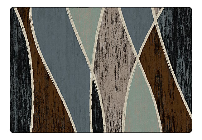 Flagship Carpets Waterford Rectangular Area Rug, 8-1/3' x 12', Blue