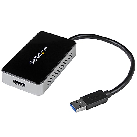 StarTech.com USB 3.0 To HDMI External Video Card Multi Monitor Adapter With 1-Port USB Hub