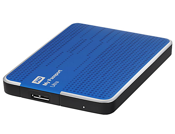 WD My Passport™ Ultra 1TB Portable External Hard Drive, USB 3.0/2.0, Blue
