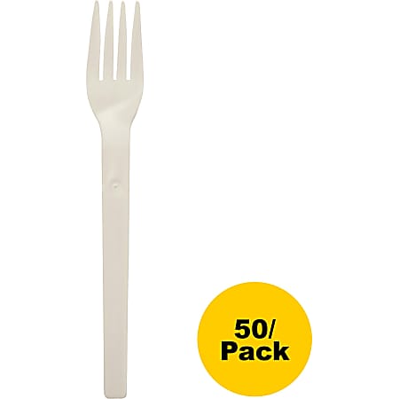 NatureHouse® Cutlery, Forks, Pack Of 50