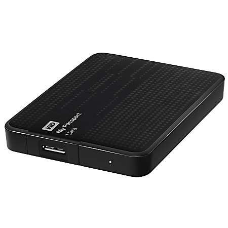 WD My Passport™ Ultra 2TB Portable External Hard Drive, USB 3.0/2.0, Black