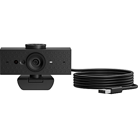 HP 625 Webcam - 4 Megapixel - 60 fps - USB Type A - 1920 x 1080 Video - Auto-focus - 92&deg; Angle - Microphone - Windows 11