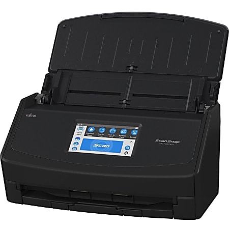 Fujitsu ScanSnap iX1600 Large Format ADF Scanner Black - Office Depot
